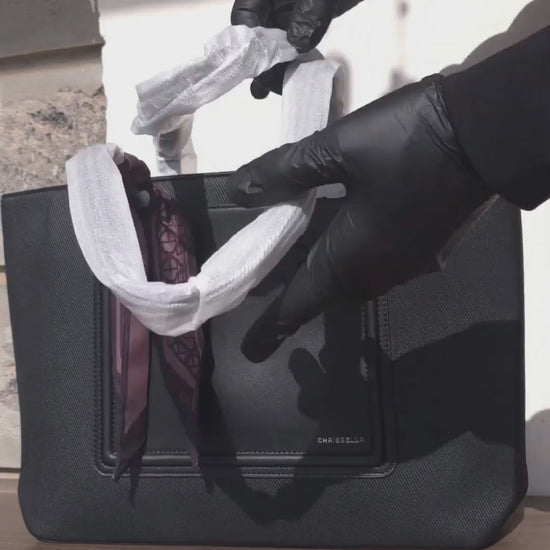 Chrisbella Signature Scarf Tote Set - Product Demo
